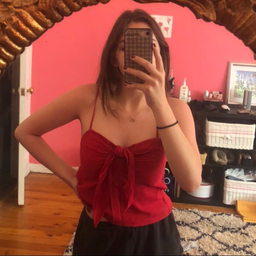 BRANDY MEVILLE TIE TOP